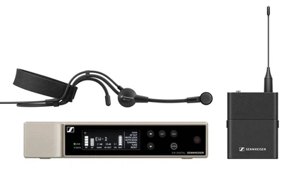 Cyfrowy zestaw bezprzewodowy z mikrofonem nagłownym Sennheiser EW-D ME3 SET (S1-7) 606-662 MHz (4044155247374)