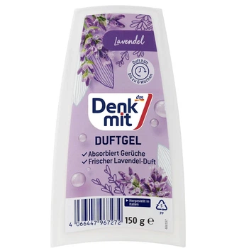 Гелевый освежитель воздуха Лаванда Denkmit Lufterfrischer Duft-Gel 150 г