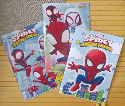 Раскраска Человек-паук Spider man А5 набор 3 шт (29133)