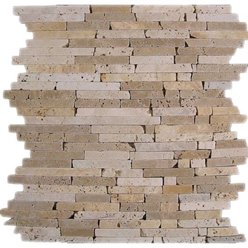 Мозаика Dune Emphasis Stone Mosaico Travertino Pencil 26*26