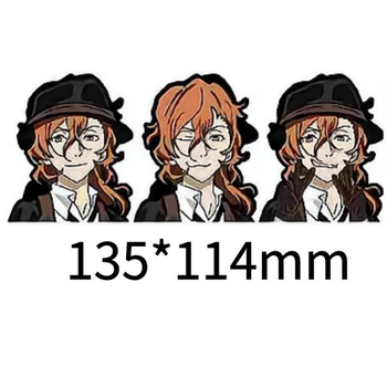 Голографическая наклейка Великий из бродячих псов Чуя Bungou Stray Dogs Chuuya 2865917943