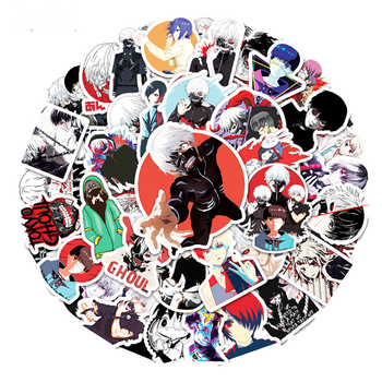 Стикерпак Токийский Гуль Набор наклеек GeekLand Tokyo Ghoul 50 штук 2864206249