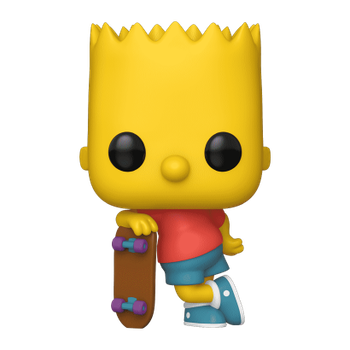 Фігурка FUNKO POP! Сімпсони Барт The Simpsons Bart Simpson with Skateboard 89mm 1652 80071