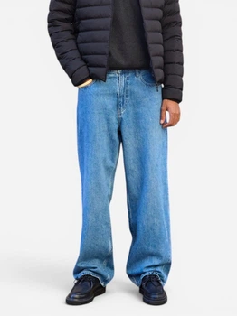 Джинсы широкие мужские Uniqlo 410047 35 Синие (1159863816)