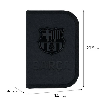 Пенал без наполнения Kite FC Barcelona 1 отделение, 2 отворота