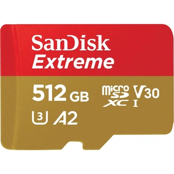 Карта пам'яті SanDisk 512 GB microSDXC UHS-I U3 V30 A2 Extreme (SDSQXAV-512G-GN6MN)