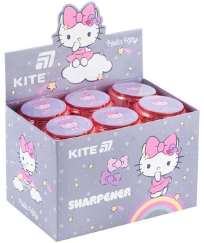 Набор точилок для карандашей Kite Hello Kitty с контейнером Красные 24 шт (HK25-117)