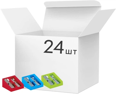 Набор точилок для карандашей KUM ассорти цветов 24 шт (410K)