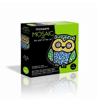 Набор для творчества Стеклянная мозаика Mosaaro Owl Сова 180*190мм (MA2004)