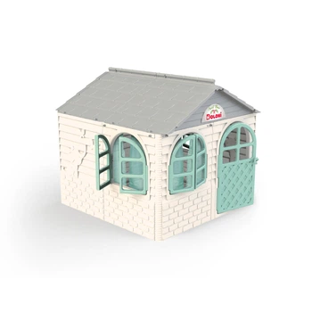 Будинок з шторками DOLONI-TOYS 02550/5 (пластиковий) Бірюзовий з білим