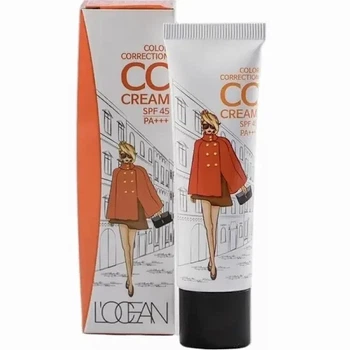 Солнцезащитный крем для лица CC-крем L’OCEAN Color Correction SPF 45, 30 мл