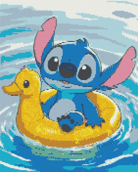 Алмазная мозаика Лило и Стич Lilo & Stitch 40х50 см