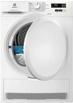 Сушильная машина Electrolux тепловой насос, 7кг, a++, 64см, дисплей, белый ew6d171yu