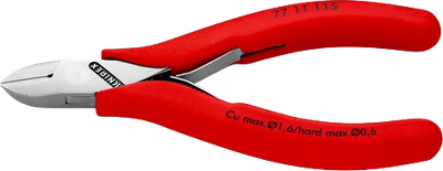 Кусачки бокові для електроніки Knipex 115 мм (77 11 115)