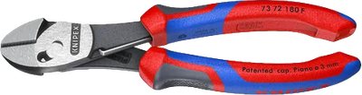Кусачки бокові особливої потужності Knipex TwinForce 180 мм (73 72 180 F)