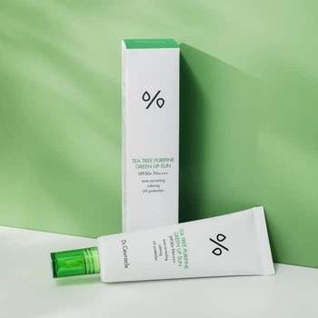 Солнцезащитный крем Dr.Ceuracle Tea Tree Purifine Green Up SPF 50++++ с экстрактом чайного дерева, 50 ml