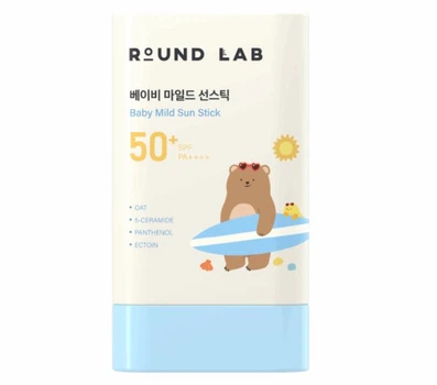 Дитячий сонцезахисний стік ROUND LAB Baby Mild Sun Stick, 21 g