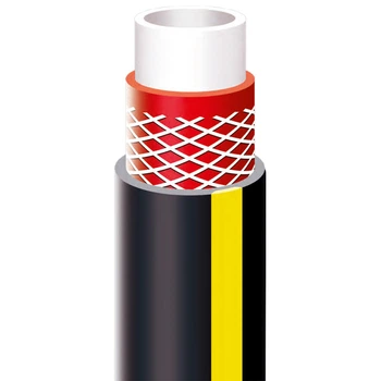 Шланг поліетиленовий Поливальний Forte Star 3/4" 20м чорно-жовтий армований
