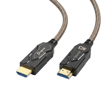 Кабель оптический армированный HDMI 2.1 50m Dtech DT-HF8050BK (74-00154)