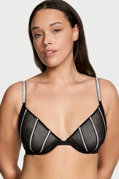 Бюстгальтер с мягкой чашкой Victoria's Secret 85DD Черный (147008)