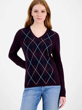 Пуловер жіночий Tommy Hilfiger 458836813 S Фіолетовий (1159863536)