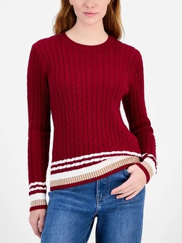 Джемпер женский Tommy Hilfiger 524794369 XL Бордовый (1159863837)