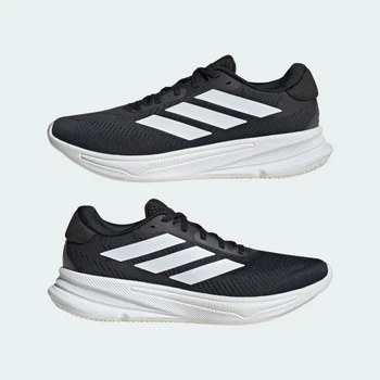 Чоловічі спортивні кросівки для бігу Adidas Supernova Ease, сітка, чорні, розмір 42.5 (устілка 27 см)