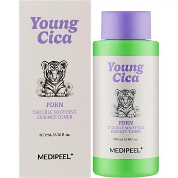 Успокаивающий тонер-эссенция для лица с PDRN MEDI PEEL Young Cica PDRN Trouble Soothing Essence Toner 200 мл