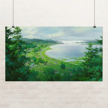 Постер Воспоминания о Марни, When Marnie Was There (2014), аниме, A1 60×107 см (id6633)