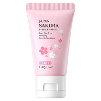 Крем для лица увлажняющий и питательный с экстрактом сакуры Laikou Japan Sakura Essence Cream, 30 мл