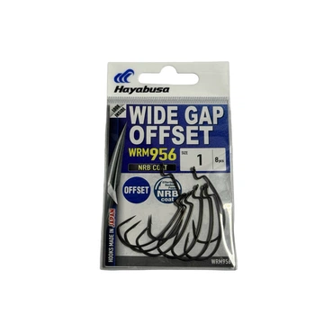 Крючок Hayabusa Offset Wide Gap WRM956NRB No1(8шт),5540002