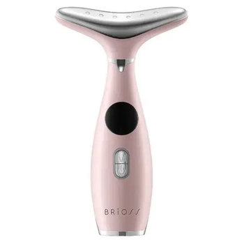 BRiOSS Neck Care Lift Pink микротоковый EMS массажер для шеи