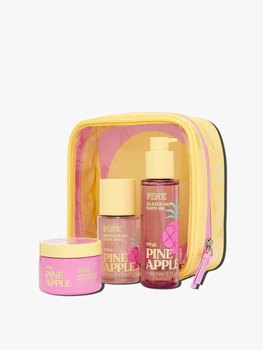 Набор мини Victoria's Secret PINK (мист 75 мл + масло 98 мл + баттер 85 г) PINEAPPLE