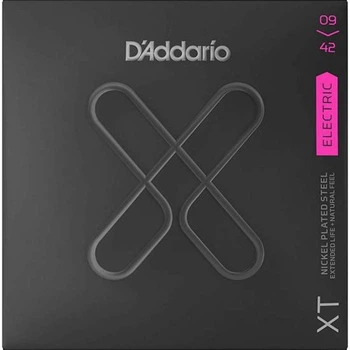 Струны для электрогитары DʼADDARIO XTE0942 XT Electric Nickel Plated Steel Super Light (09-42)