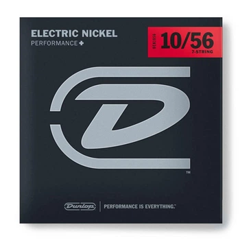 Струны для электрогитары Dunlop DEN1056 Performance+ Electric Guitar Strings 10-56 | 7-String