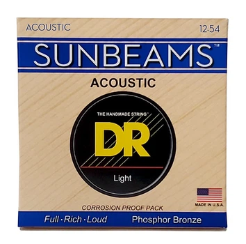 Струны для акустической гитары DR Strings Sunbeam Acoustic Phosphor Bronze - Light (12-54)