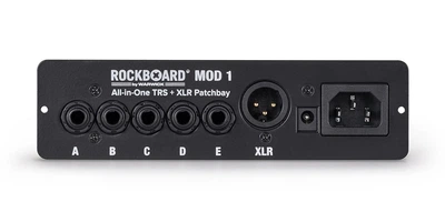Панель для педалборда Rockbag MOD 1 V2 All-in-One TRS & XLR, IEC & Barrel Patchbay