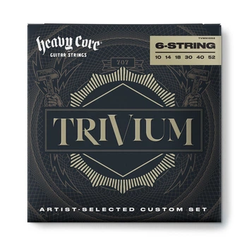 Струны для электрогитары Dunlop TVMN1052 Trivium String Lab Series Guitar Strings 10-52
