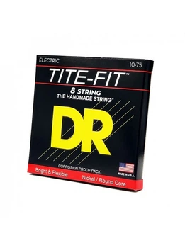 Струны для электрогитары DR Strings Tite-Fit Electric - Medium 8 String (10-75)