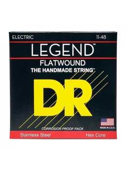 Струны для электрогитары DR Strings Legend Flatwound Electric - Medium Light (11-48)