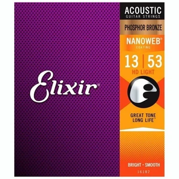 Струны для акустической гитары Elixir PB NW HDL