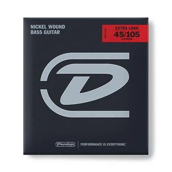 Струны для бас-гитары Dunlop DBN45105XL Nickel Wound Bass Extra Long Scale 45-105