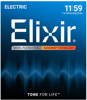 Струны для электрогитары Elixir EL NW M 7 strings