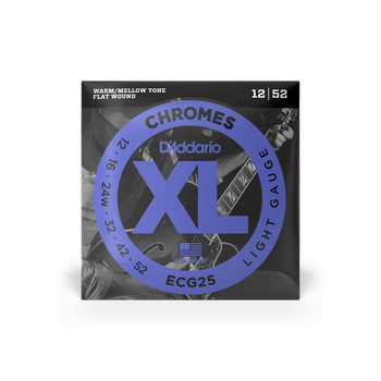 Струни для електрогітари DʼADDARIO ECG25 XL Chromes Light (12-52)