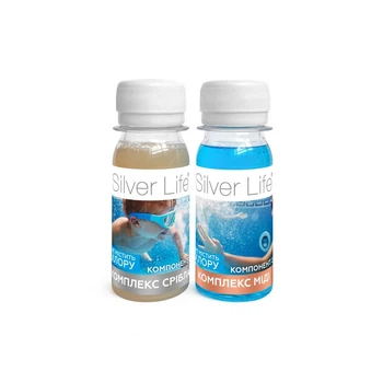 Серебряный бактерицидный комплекс для бассейнов (2*50мл) Silver Life