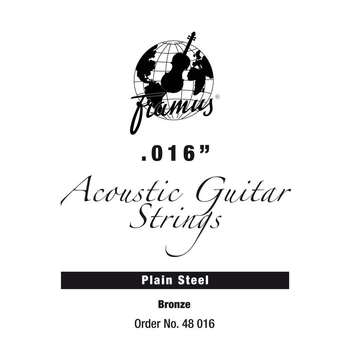 Струна для акустической гитары FRAMUS 48016 Bronze - Acoustic Guitar Single String, .016
