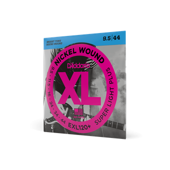 Струны для электрогитары DʼADDARIO EXL120+ XL Nickel Wound Super Light Plus (9.5-44)