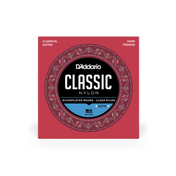Струны для классической гитары DʼADDARIO EJ27H Student Classics Hard Tension