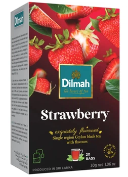 Чорний чай Dilmah Strawberry 30 г (9312631142228)