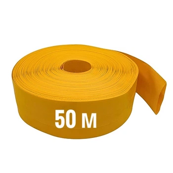 Дренажно фекальний шланг жовтий 50 мм(50 метрів)для септика,брудної та чистої води